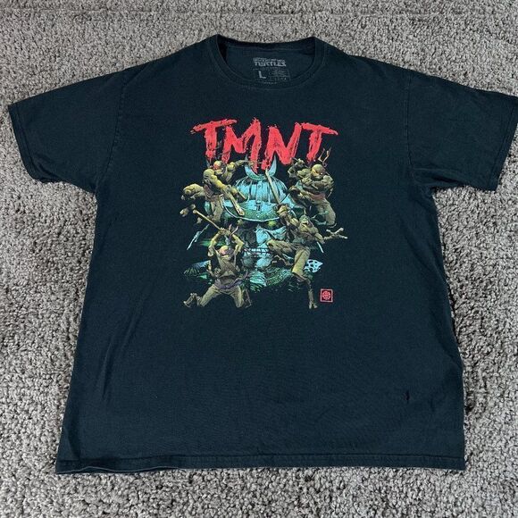 TMNT Teenage Mutant Ninja Turtles Shirt Mens Large Black Lootwear Exclusive - Picture 1 of 11
